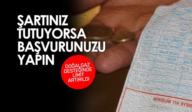 Şartlara bakın, doğalgaz desteği başvurusu yapın! Ödemeler 1500-3000 TL'ye çıktı