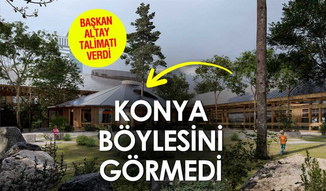 Konya Şehir Kütüphanesi Yapımında Hiç Ağaç Kesilmeyecek