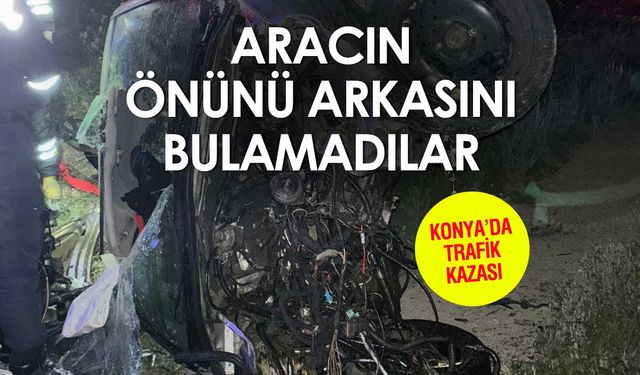 Aracın önünü arkasını bulamadılar