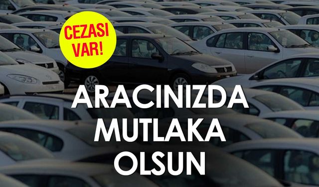 Araçlarda Zorunlu Hale Geliyor! TTB Taktırmayana Ceza Kesilecek