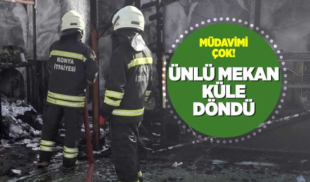 Ereğli'nin Ünlü Mekanında Yangın