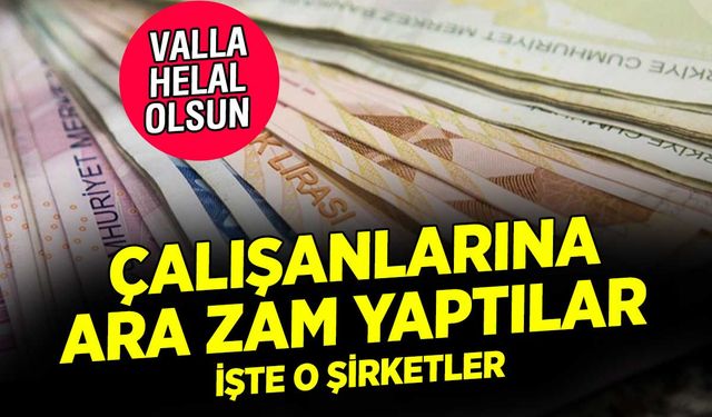 Ara Zam Yapan Şirketler Belli Oldu: İşte Zam Oranları