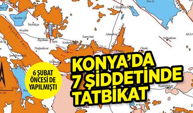 Bu tatbikat korku saldı! Konya'da deprem riski mi var?