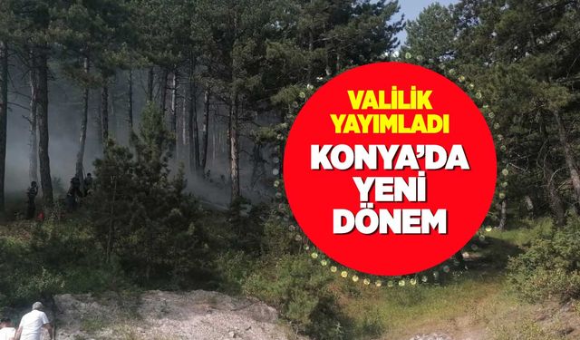 Konya'da girişi yasaklanan ormanlık ve piknik alanlarının listesi yayınlandı