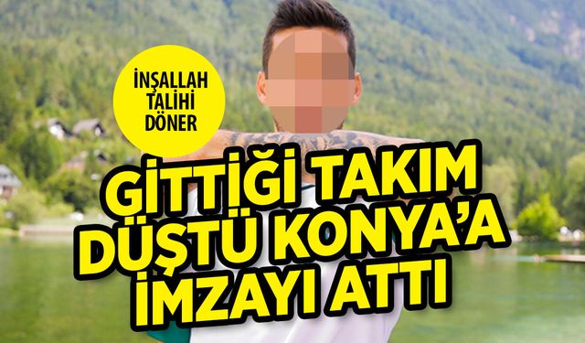 Gittiği takım düştü! Konyaspor'da talihi değişecek mi?