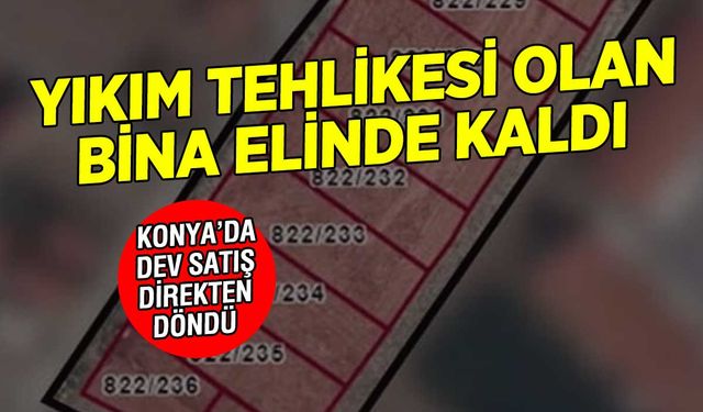 Yıkım tehlikesi olan bina belediyenin elinde kaldı!