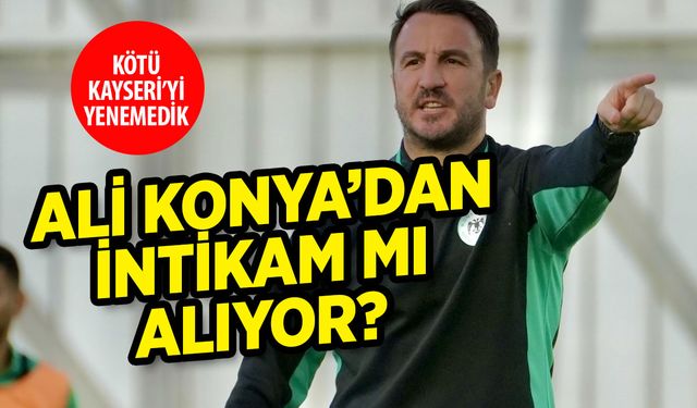 Ali Çamdalı Konyaspor'dan intikam mı alıyor?