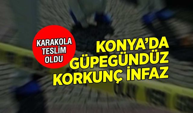 Konya'da Dehşet: Eşini Bıçaklayarak Öldüren Koca, Cenazeyle Karakola Teslim Oldu