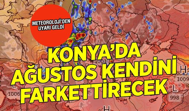 Konya'da Kavurucu Sıcaklık Uyarısı: 5 Gün Boyunca Dikkat Edin!