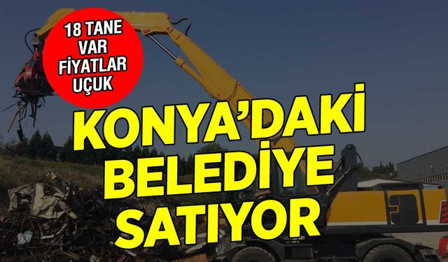 Cihanbeyli eskileri satışa çıkardı