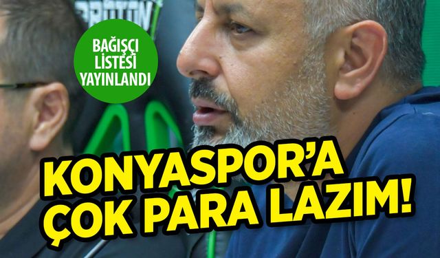 Konyaspor'a milyonlar feda edildi ama yetmiyor! 10 katıından fazlası lazım