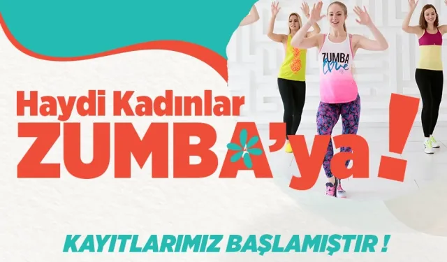 Osmangazi'de kadınlar 'zumba dansı' için sıraya girdi