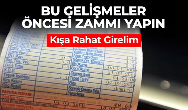 Kış Öncesi Enerji Tarifelerinde Son Durum: Zam Beklentisi ve Enflasyon Endişesi