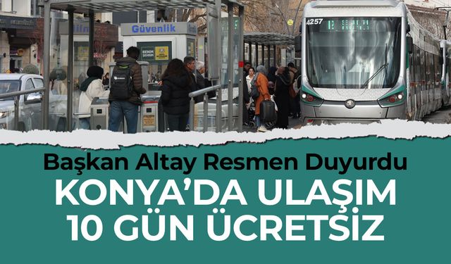 Konya'ya Gel Atus İndir Konyakart Çıkar 10 Gün Gideceğin Yere Bedava Git