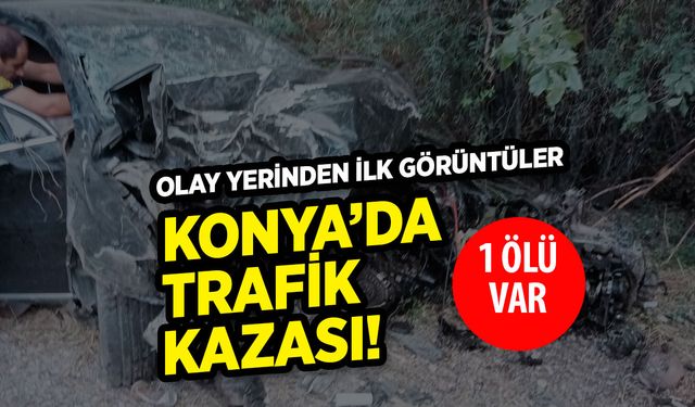 Hotamış'ta Feci Kaza! Araç Hurdaya Döndü, 1 Ölü 1 Yaralı