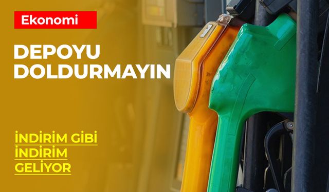 Benzine ve Motorine İndirim Geliyor