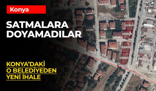 Konya Akşehir'de 5 Taşınmaz İhale Edilecek