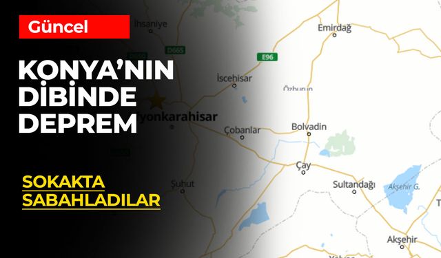 Geceyi Sokakta Geçirdiler! Konya'yı da Sallayan Deprem Korku Yarattı