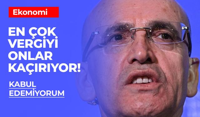 Bakan Şimşek: En Çok Vergi Kaçağının Olduğu Yer Fırınlar