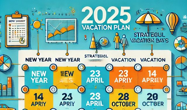 2025 Tatil Planı: 14 İzin Günü ile 128 Gün Tatil Yapmak Mümkün!