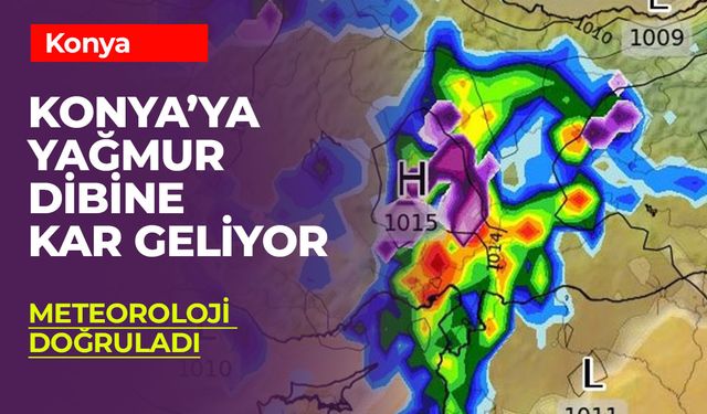 Konya'ya Yağmur Müjdesi: Hafta Sonu Yağışla Geliyor, Yüksek Kesimlerde Kar Beklentisi