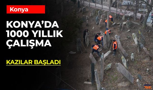 Musalla Mezarlığı’nda Selçuklu Mirası Yeniden Gün Yüzüne Çıkıyor