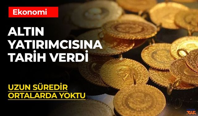 Altın Yatırımcısına Tarih Verdi