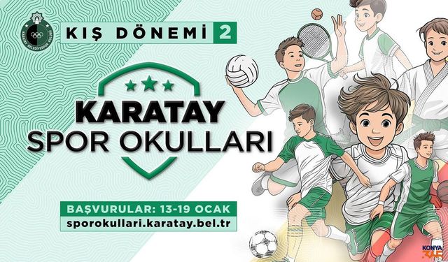 Karatay Kış Spor Okulları'nda Kayıtlar Başlıyor!