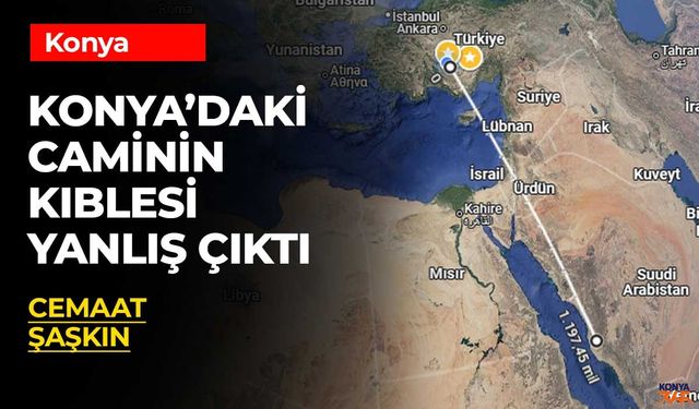 İplikçi Camii'nin Kıblesi Değişti! 35 Derece Sapma