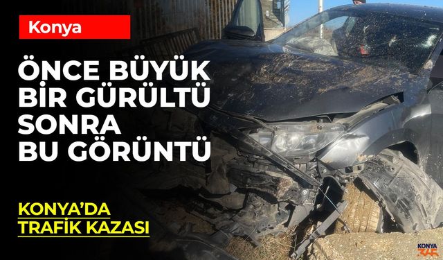 Kulu'da Kaza! Önce Büyük Bir Gürültü Sonrasında Bu Görüntü