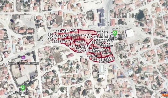 Konya İsmil'de Büyük İmar Hamlesi! 2 Ada ve 49 Parselde Dikkat Çeken Değişiklik!