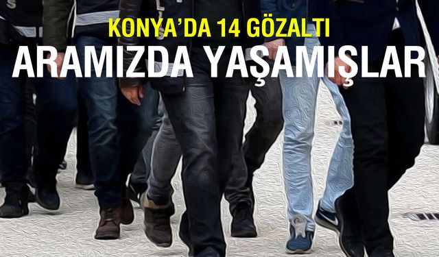 Konya’da Sosyal Medyada Silah Teşhirine Eş Zamanlı Baskın: 14 Gözaltı