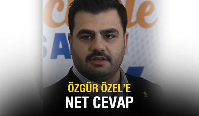 Özel Sert Konuştu, AK Parti'den Anında Yanıt Geldi