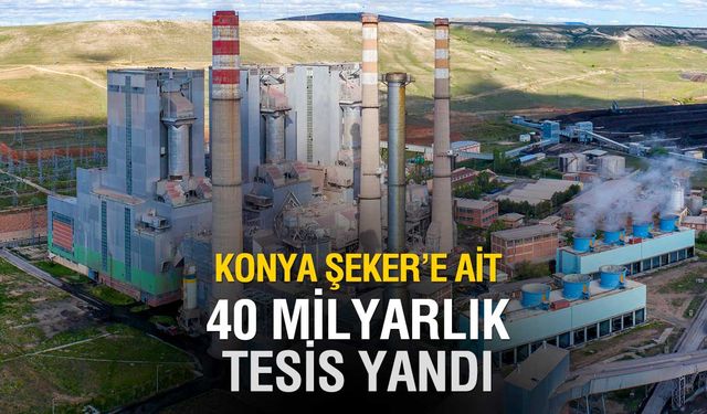 Konya Şeker’e Bağlı Kangal Termik Santrali’nde Yangın Çıktı