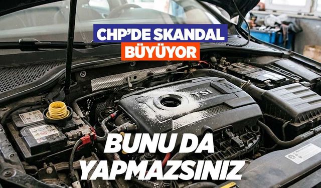 CHP'de Rezalet Büyüyor! Araç Motorlarına Şeker Dökmüşler
