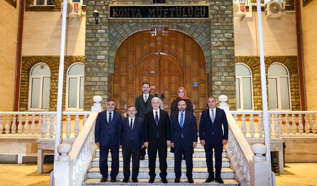 Konya Valisi Akın’dan İl Müftüsü Celal Büyük’e Ziyaret