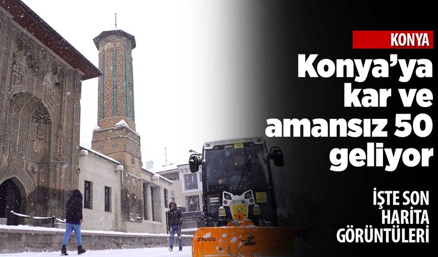 Konya "Amansız Elli" olarak bilinen soğuklarını bekliyor! Zemheri de çok yakın