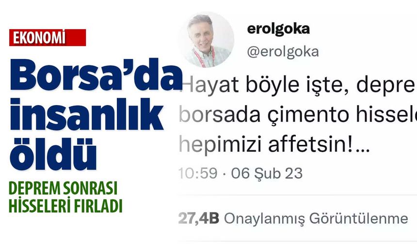 Borsa İstanbul'da insanlık öldü! Konya Çimento ve diğer çimentocuların hisseleri uçuşa geçti