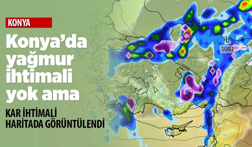 Bugüne kadar hiç olmamıştı! Yağmur ihtimali de ortadan kalktı, kar ihtimali ortaya çıktı