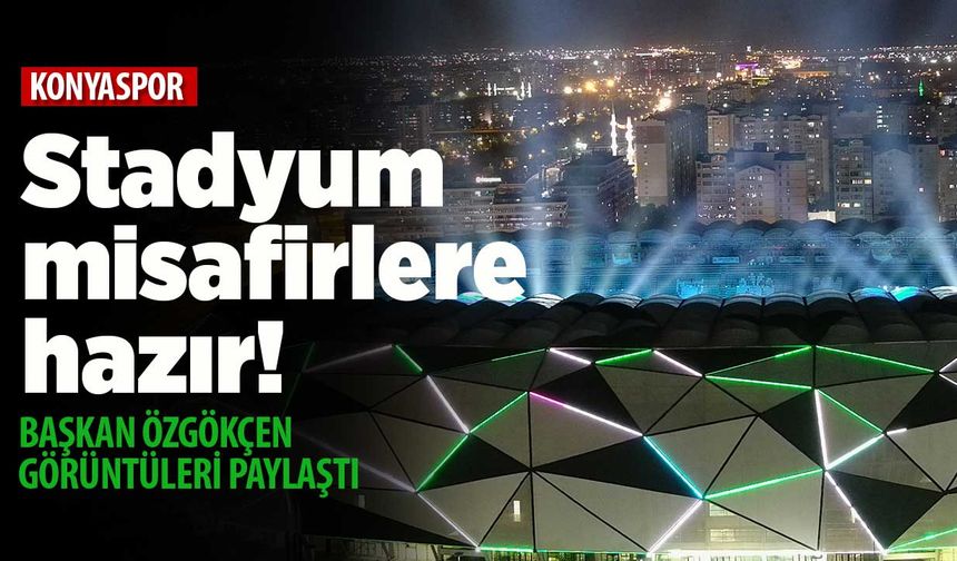 Konya Stadı'nın locaları depremzedeler için hazır