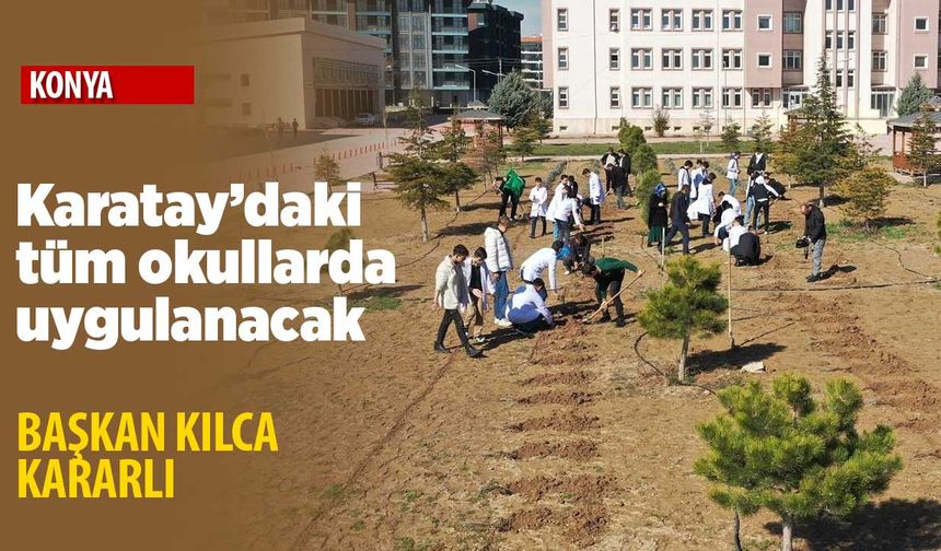 Başkan Kılca tüm Karatay'ı lavanta bahçesine dönüştürmeye kararlı