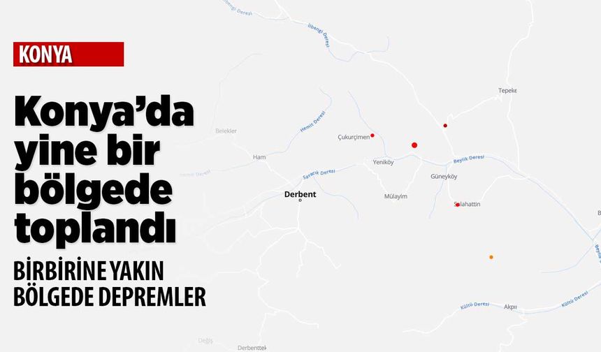 Konya'da gece yer yerinden oynadı