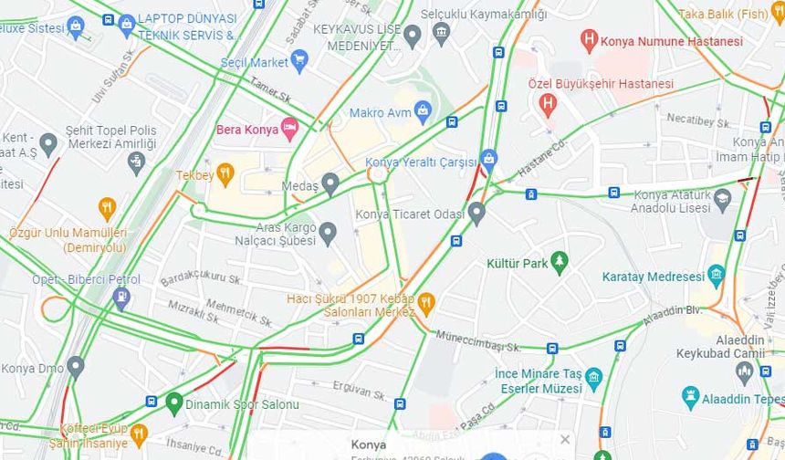 Nalçacı civarı ara sokaklarında yoğunluk görülüyor.