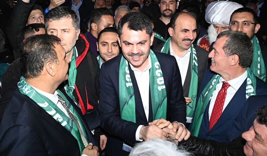 Konya İstanbul'da buluştu Murat Kurum da katıldı