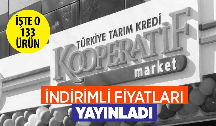 6 Temmuz'a kadar geçerli Tarım Kredi indirim kataloğu yayınlandı