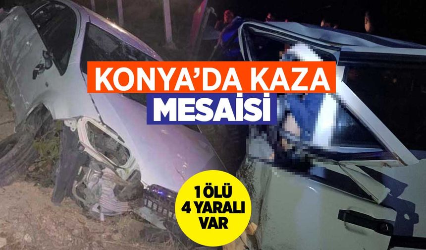 Konya'da Ekipler Gece Trafik Canavarı Mesaisinde