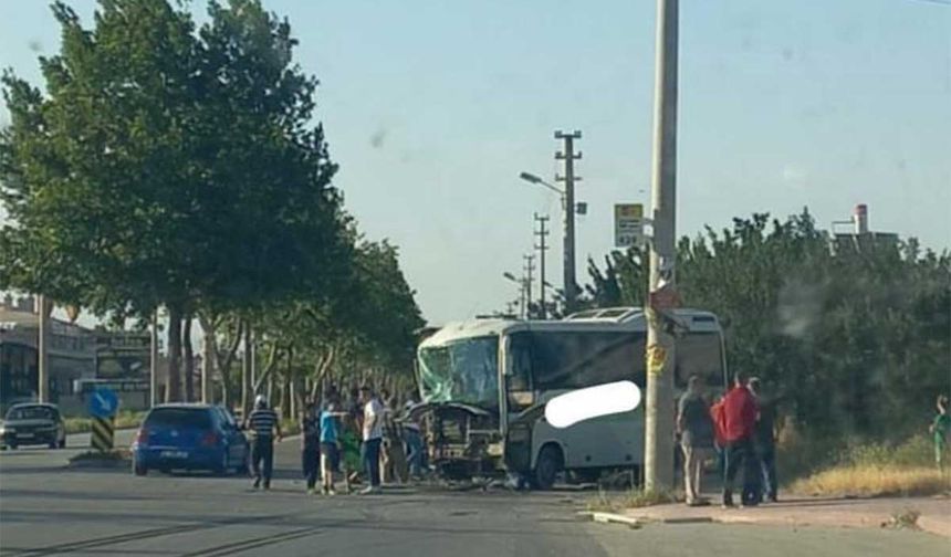 Şehir merkezinde yaşanan kazalarda milyonlarca liralık hasar oluştu.