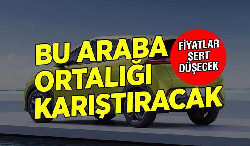 Bu Elektrikli Otomobil Ortalığı Karıştıracak! Fiyatlar Dibi Görebilir