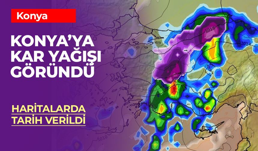 Kasım'da Kar Başkadır! Konya Bu Anı Bekliyor