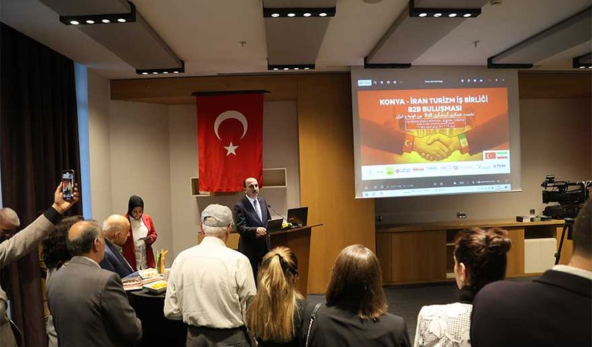 Konuşmasında Konya’nın binlerce yıllık tarihi ve kültürel mirasına vurgu yapan Başkan Altay, şunları kaydetti:

“Konya, dünyanın en eski yerleşim alanlarından Çatalhöyük’ten başlayarak, Anadolu Selçuklu Devleti'nin başkenti olmasına uzanan köklü geçmişiyle doğu ile batının kesişim noktasıdır. Hz. Mevlana’nın manevi izinden, Selçuklu ve Osmanlı mimarisine; modern turizm yapılarından UNESCO mirası alanlara kadar uzanan zengin bir destinasyondur.”